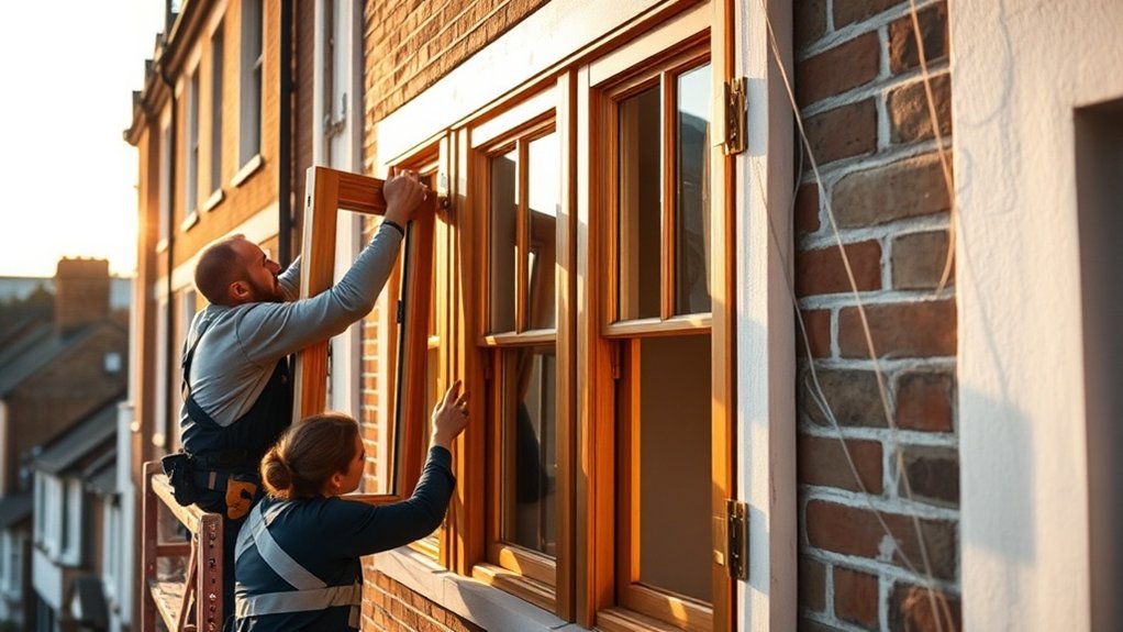 Wooden Window Installation Eltham